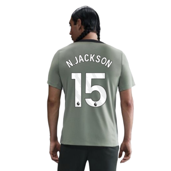 2025-2026 Chelsea Strike Training Shirt (Jade Green) (N.Jackson 15)