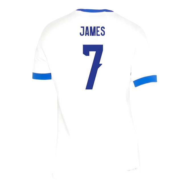2025-2026 England WEC Authentic Home Shirt - Mens (JAMES 7)