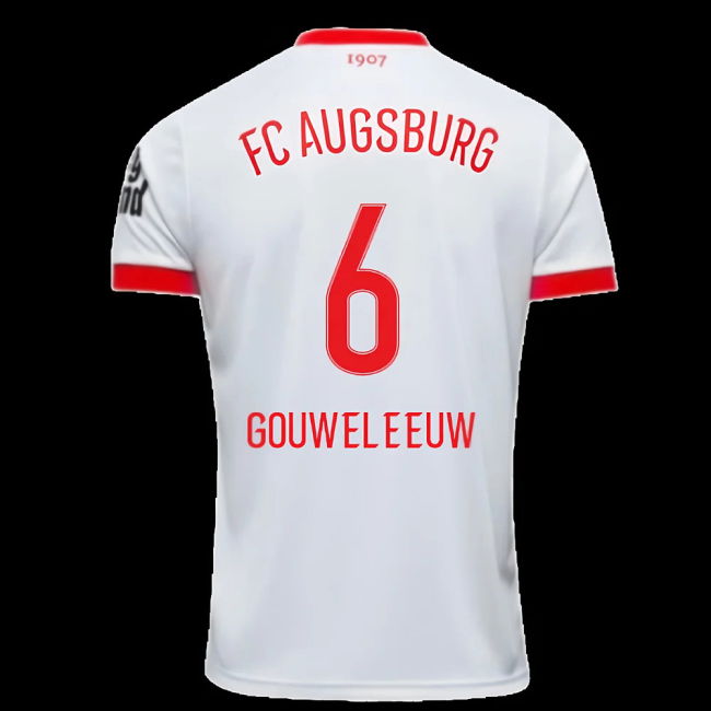 2025-2026 FC Augsburg Home Shirt (Gouweleeuw 6)
