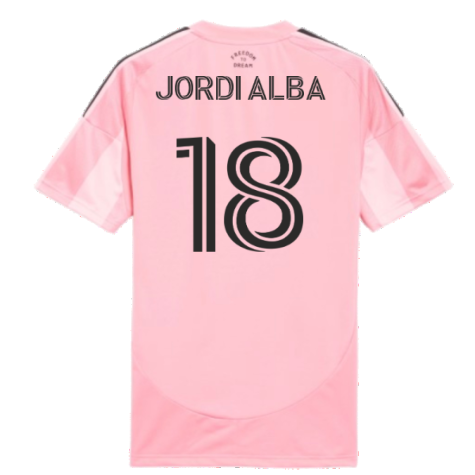 2025-2026 Inter Miami Home Shirt (Jordi Alba 18)