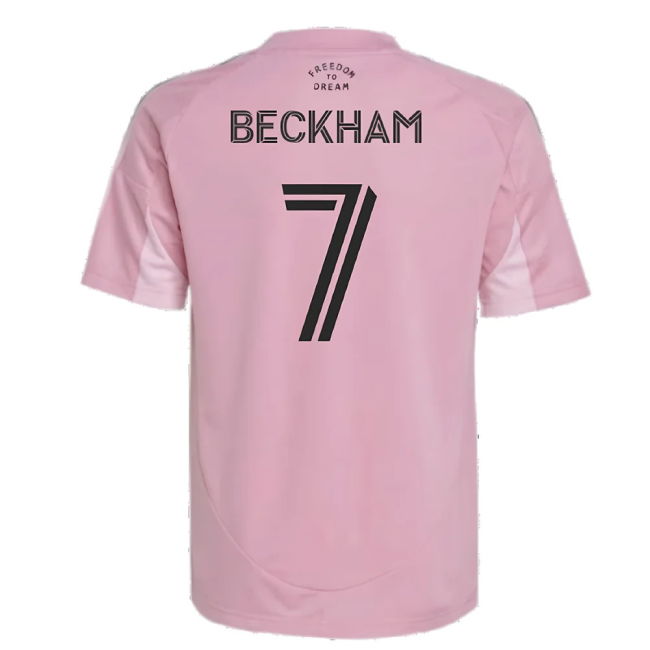 2025-2026 Inter Miami Home Shirt (Kids) (Beckham 7)