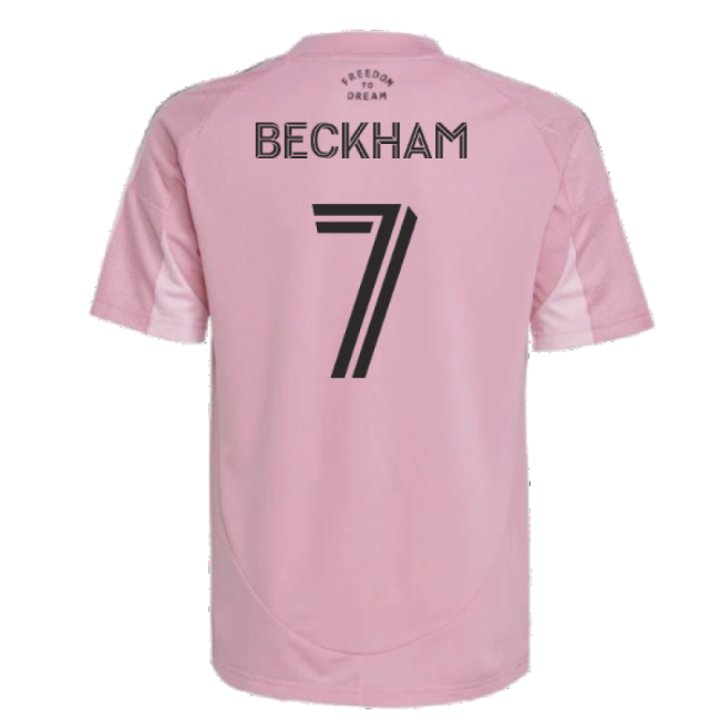 2025-2026 Inter Miami Home Shirt (Kids) (Beckham 7)