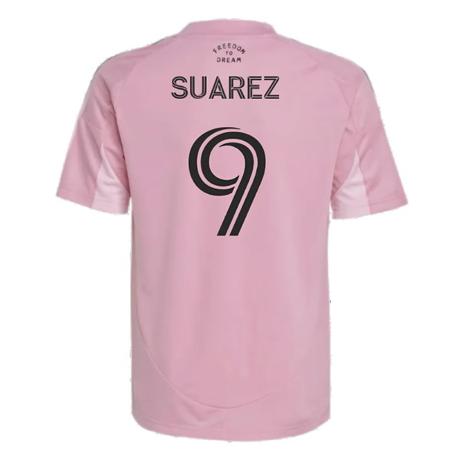 2025-2026 Inter Miami Home Shirt (Kids) (Suarez 9)