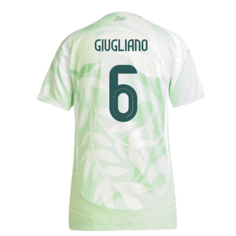 2025-2026 Italy Authentic Away (Womens Team) Shirt (Ladies) (Giugliano 6)