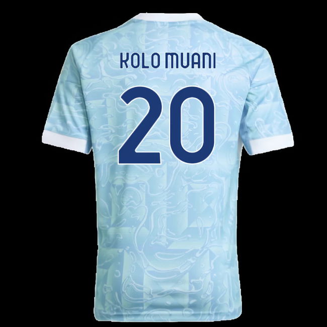 2025-2026 Juventus Away Shirt (Kids) (Kolo Muani 20)