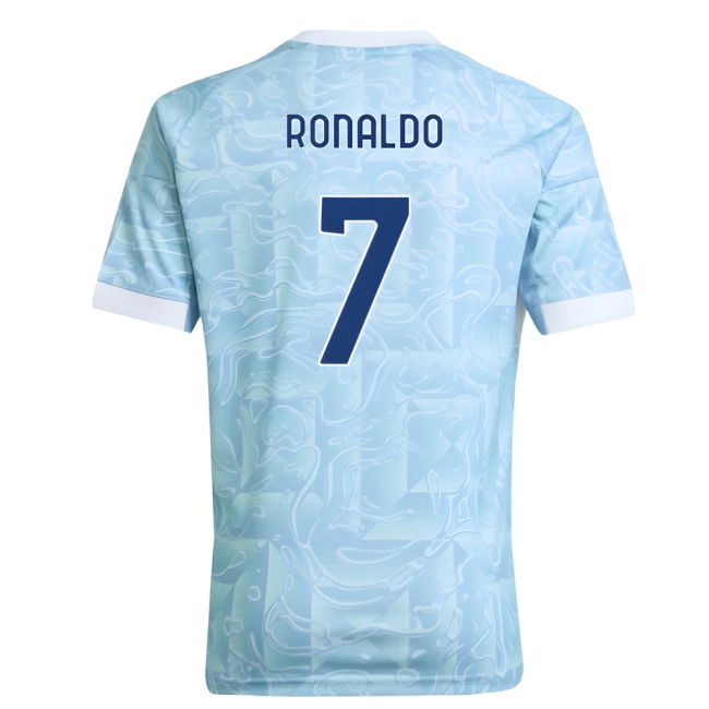 2025-2026 Juventus Away Shirt (Kids) (Ronaldo 7)