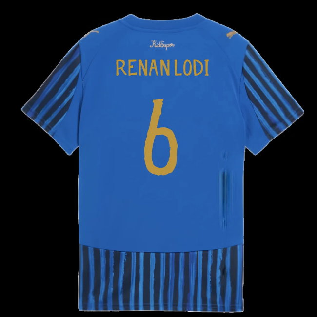 2025-2026 KIDSUPER x Al-Hilal SFC CWC Home Shirt (Blue) (Renan Lodi 6)