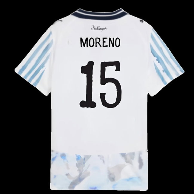 2025-2026 KIDSUPER x CF Monterrey CWC Shirt (White) - Kids (Moreno 15)