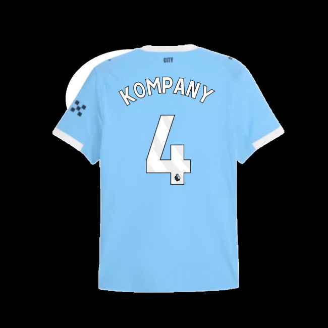 2025-2026 Man City Authentic Home Shirt (Kompany 4)