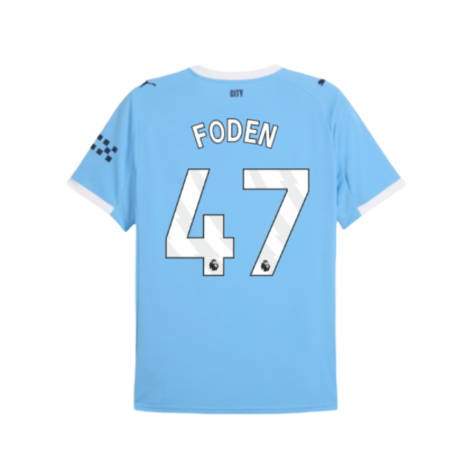 2025-2026 Man City Home Shirt (Foden 47)
