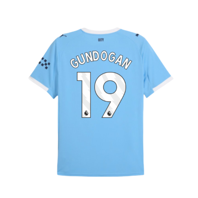 2025-2026 Man City Home Shirt (Gundogan 19)