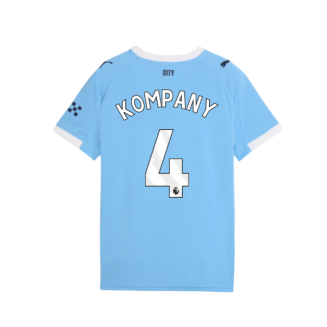 2025-2026 Man City Home Shirt (Kids) (Kompany 4)