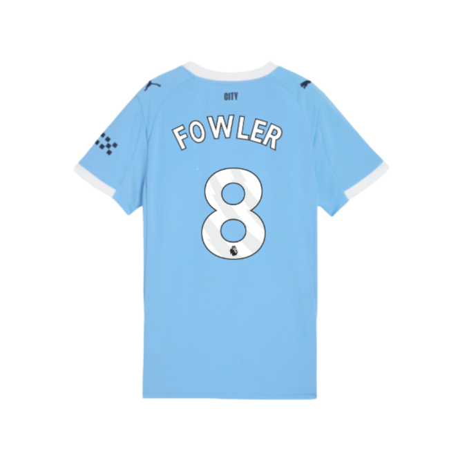 2025-2026 Man City Home Shirt (Womens) (Fowler 8)
