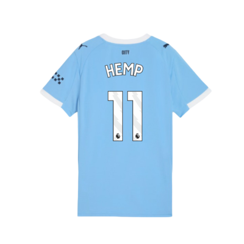 2025-2026 Man City Home Shirt (Womens) (Hemp 11)
