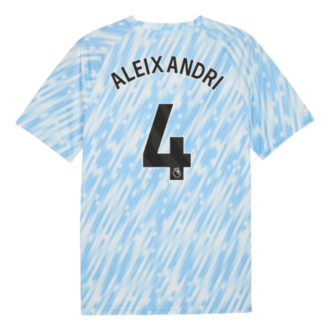 2025-2026 Man City Warm Up Jersey (Silver Sky) (Aleixandri 4)