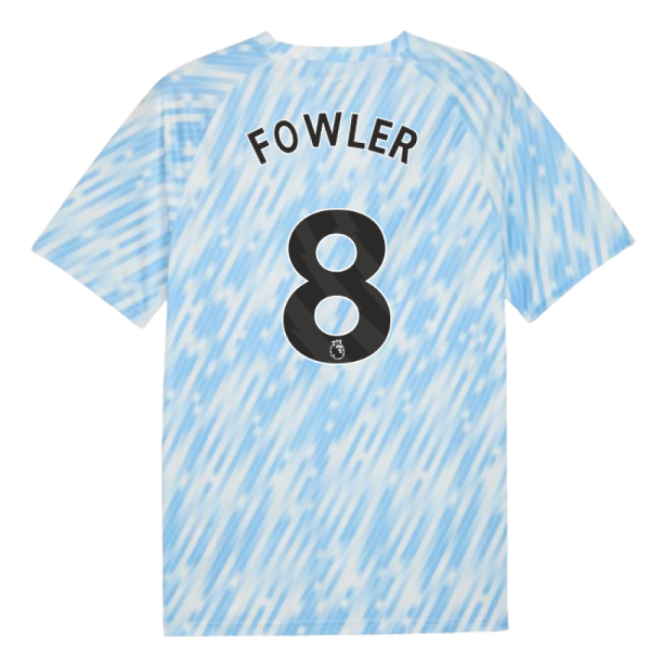 2025-2026 Man City Warm Up Jersey (Silver Sky) (Fowler 8)