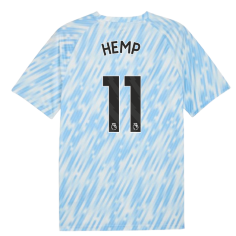 2025-2026 Man City Warm Up Jersey (Silver Sky) (Hemp 11)