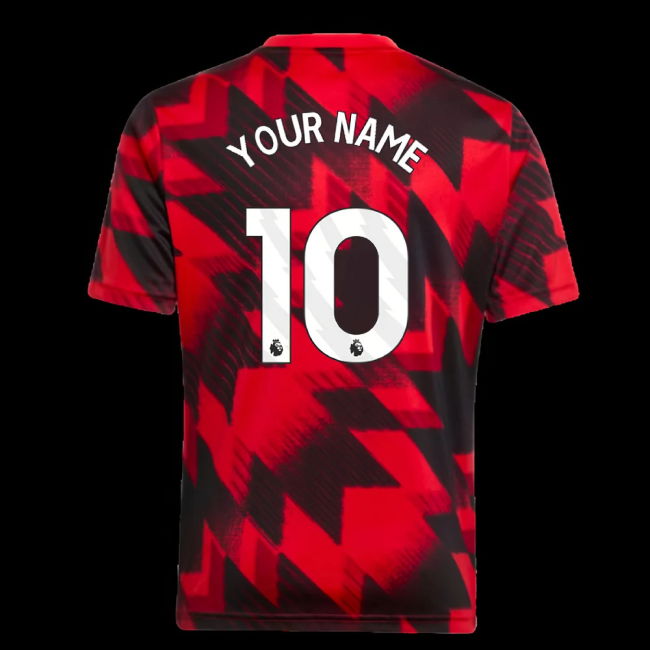 2025-2026 Man Utd Pre-Match Shirt (Red) - Kids (Your Name)