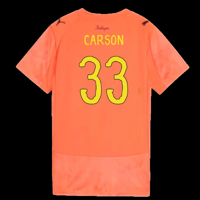 2025-2026 Manchester City CWC Goalkeeper Shirt (Neon Sun) - Womens (Carson 33)