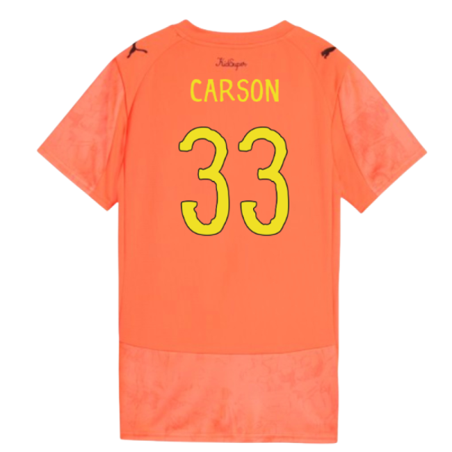 2025-2026 Manchester City CWC Goalkeeper Shirt (Neon Sun) - Womens (Carson 33)