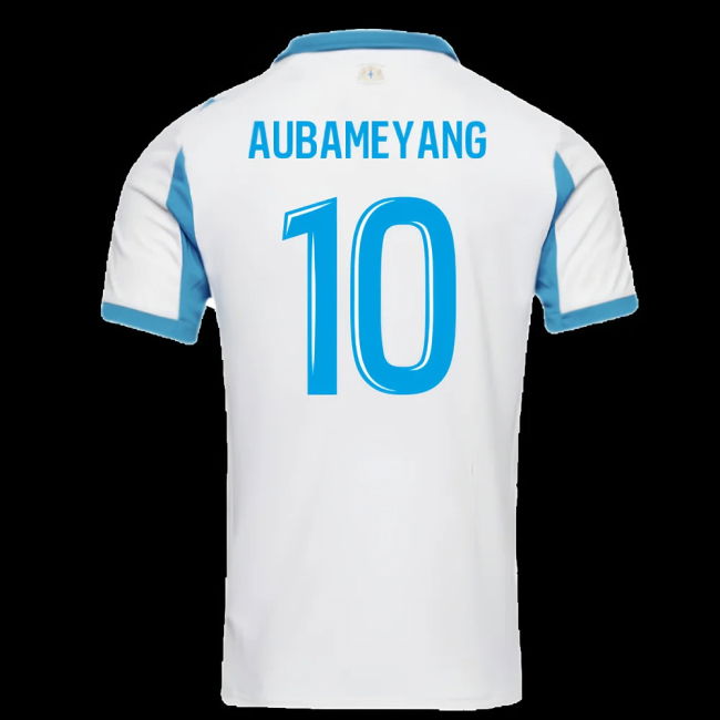 2025-2026 Marseille Home Shirt (Aubameyang 10)