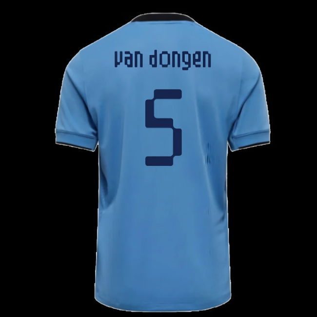 2025-2026 Netherlands Womens Team Away Shirt (Kids) (Van Dongen 5)