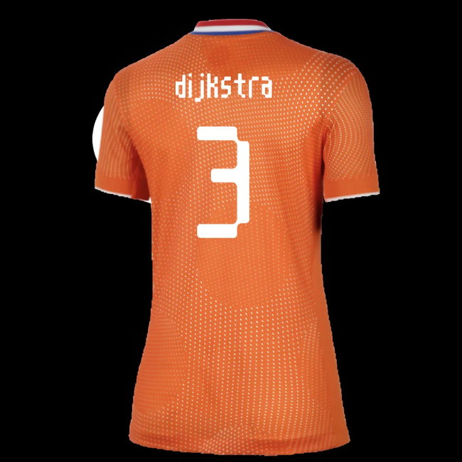 2025-2026 Netherlands Womens Team Home Shirt (Ladies) (Dijkstra 3)