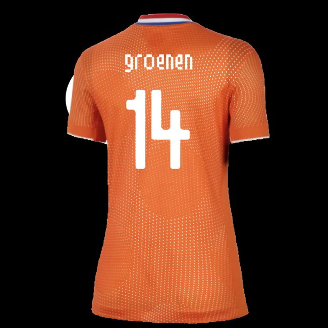 2025-2026 Netherlands Womens Team Home Shirt (Ladies) (Groenen 14)