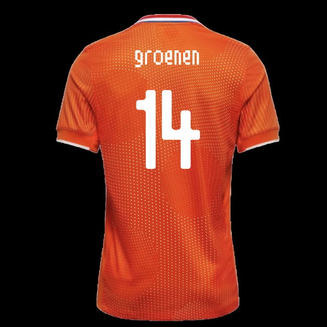 2025-2026 Netherlands Womens Team Shirt (Kids) (Groenen 14)