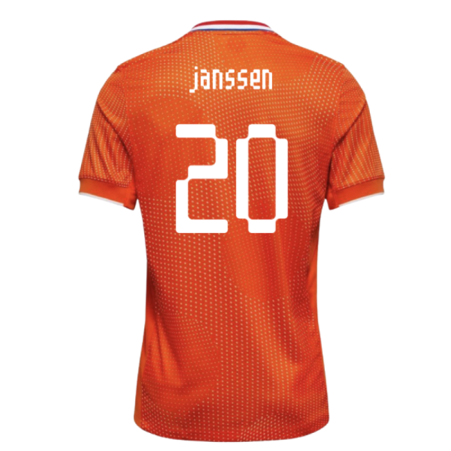 2025-2026 Netherlands Womens Team Shirt (Kids) (Janssen 20)