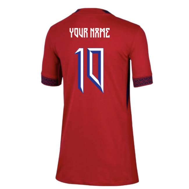 2025-2026 Norway Womens Team Home Shirt (Kids) (Your Name)