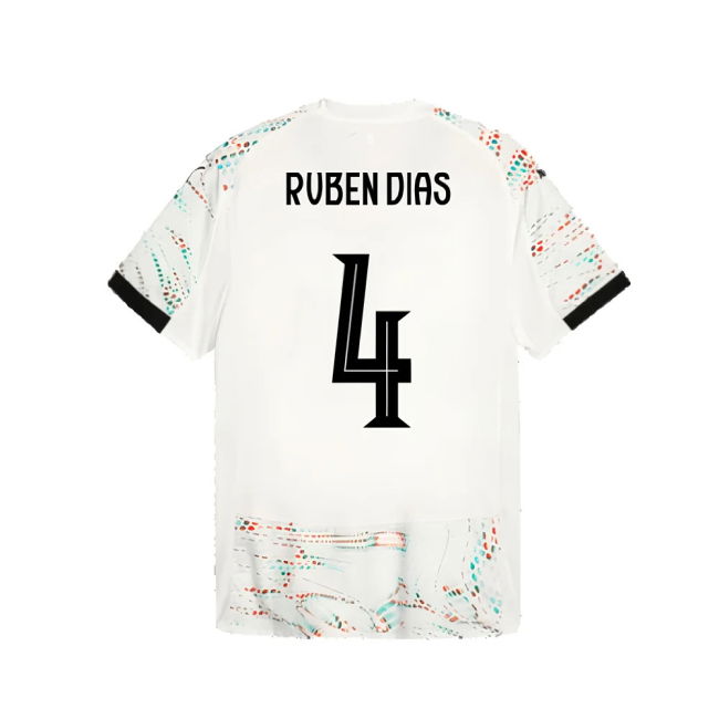 2025-2026 Portugal Away Authentic Jersey (Ruben Dias 4)