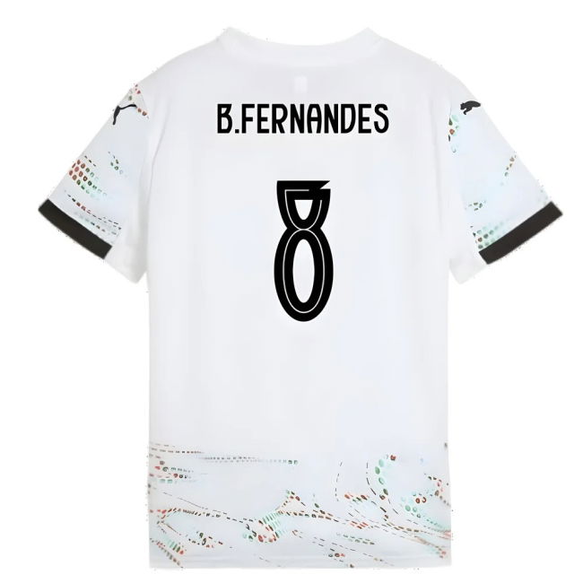 2025-2026 Portugal Away Shirt (Kids) (B.Fernandes 8)