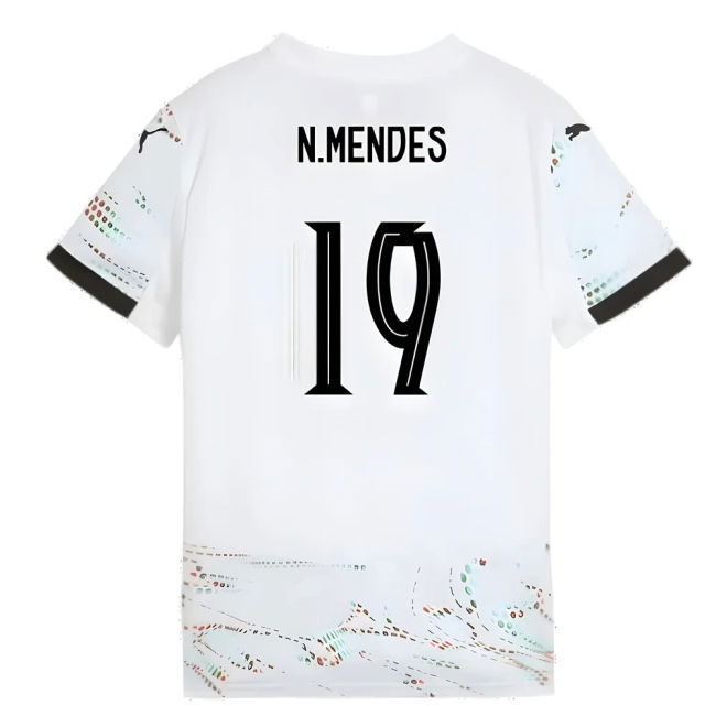 2025-2026 Portugal Away Shirt (Kids) (N.Mendes 19)