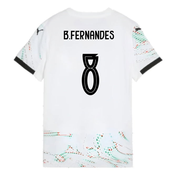 2025-2026 Portugal Away Shirt (Womens) (B.Fernandes 8)