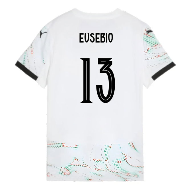 2025-2026 Portugal Away Shirt (Womens) (Eusebio 13)