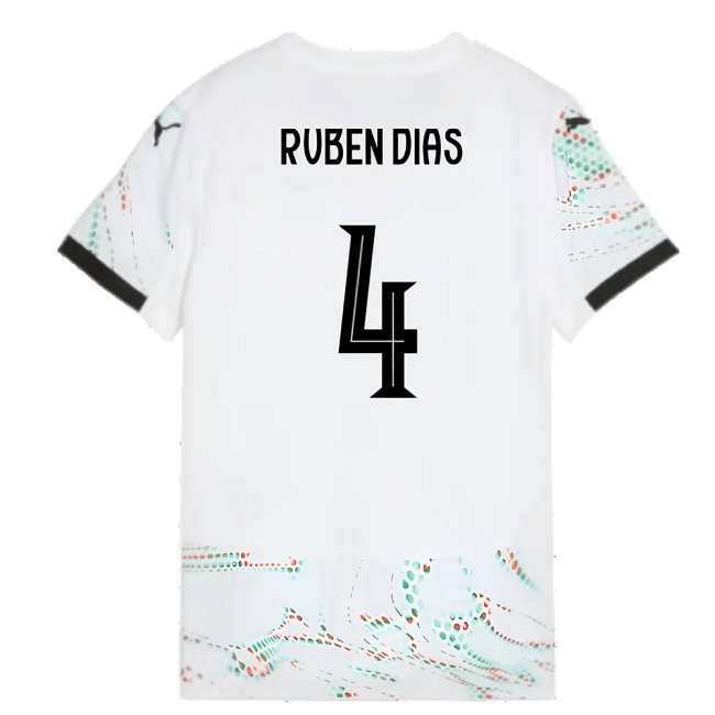 2025-2026 Portugal Away Shirt (Womens) (Ruben Dias 4)