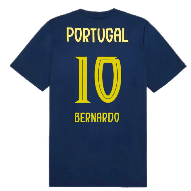 2025-2026 Portugal Casuals Tee (Persian Blue) (Bernardo 10)