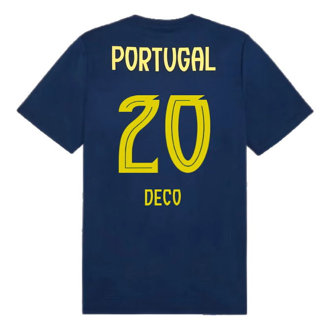2025-2026 Portugal Casuals Tee (Persian Blue) (Deco 20)