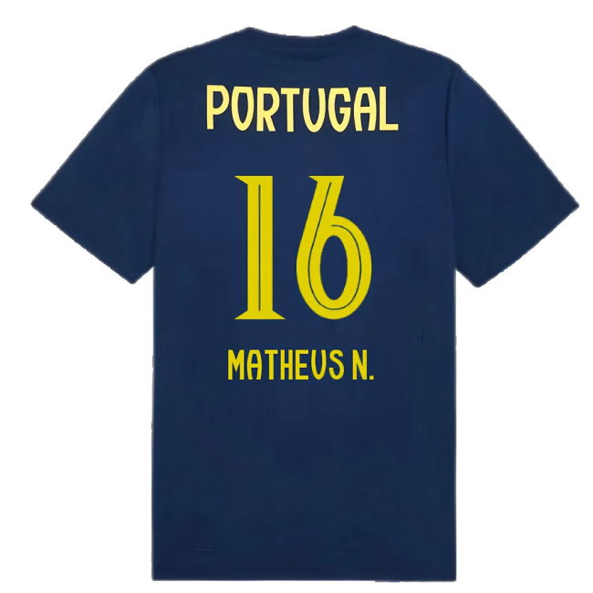 2025-2026 Portugal Casuals Tee (Persian Blue) (Matheus N. 16)