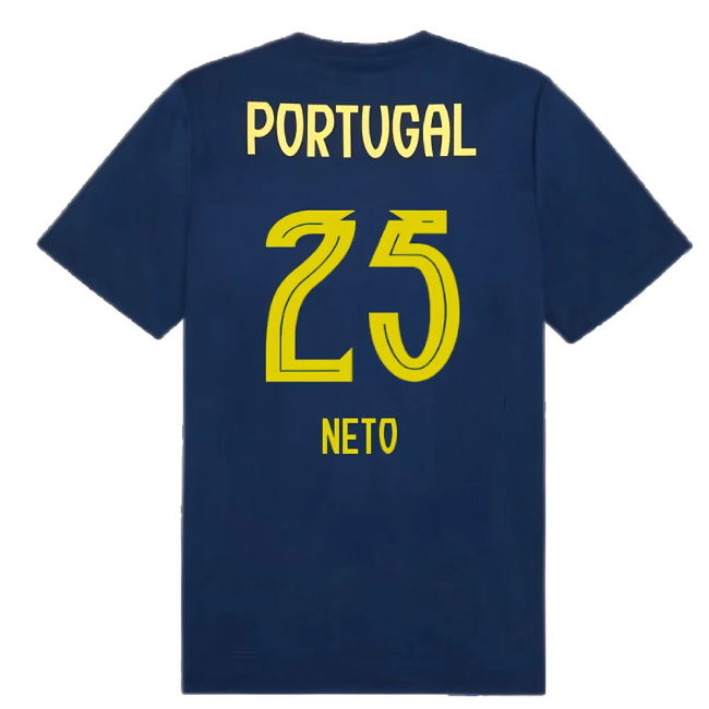 2025-2026 Portugal Casuals Tee (Persian Blue) (Neto 25)