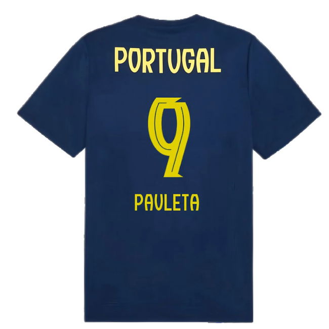 2025-2026 Portugal Casuals Tee (Persian Blue) (Pauleta 9)