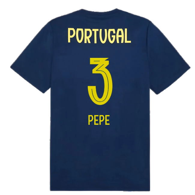 2025-2026 Portugal Casuals Tee (Persian Blue) (Pepe 3)