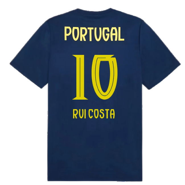 2025-2026 Portugal Casuals Tee (Persian Blue) (Rui Costa 10)