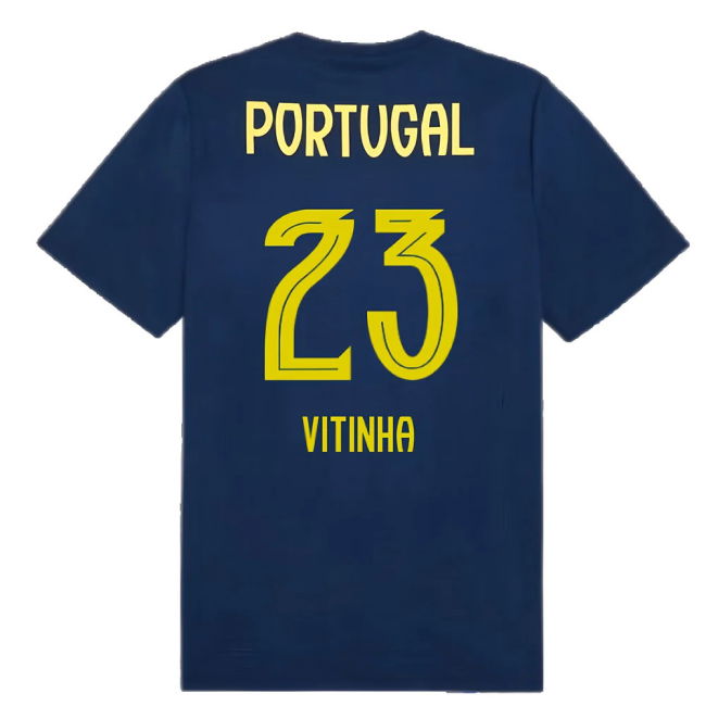 2025-2026 Portugal Casuals Tee (Persian Blue) (Vitinha 23)
