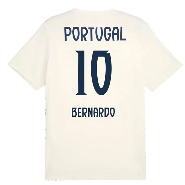 2025-2026 Portugal Casuals Tee (Sugared Almond) (Bernardo 10)