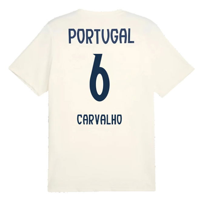 2025-2026 Portugal Casuals Tee (Sugared Almond) (Carvalho 6)