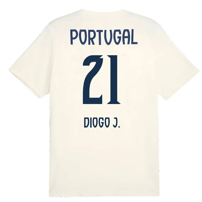 2025-2026 Portugal Casuals Tee (Sugared Almond) (Diogo J. 21)