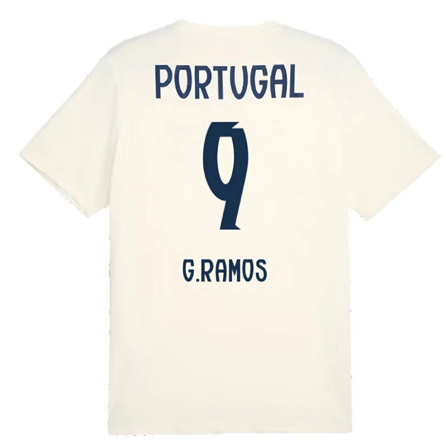 2025-2026 Portugal Casuals Tee (Sugared Almond) (G.Ramos 9)