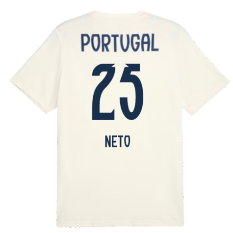 2025-2026 Portugal Casuals Tee (Sugared Almond) (Neto 25)